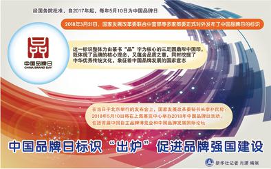 慶賀“中國品牌日”標(biāo)識出爐，積極響應(yīng)號召創(chuàng)品牌